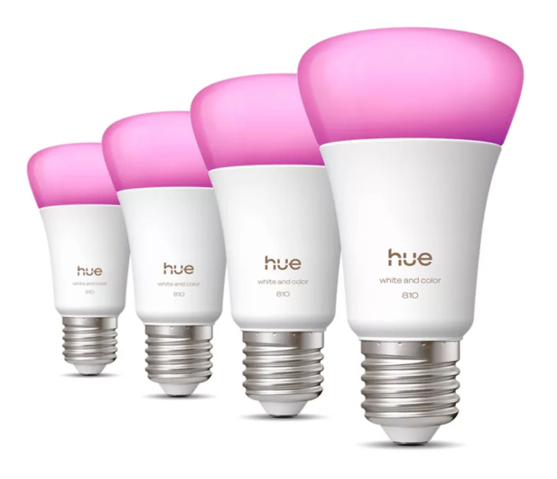Philips Hue Inteligentna żarówka White Color Ambiance A60 E27 - 810lm (4 - 1490236 - zdjęcie